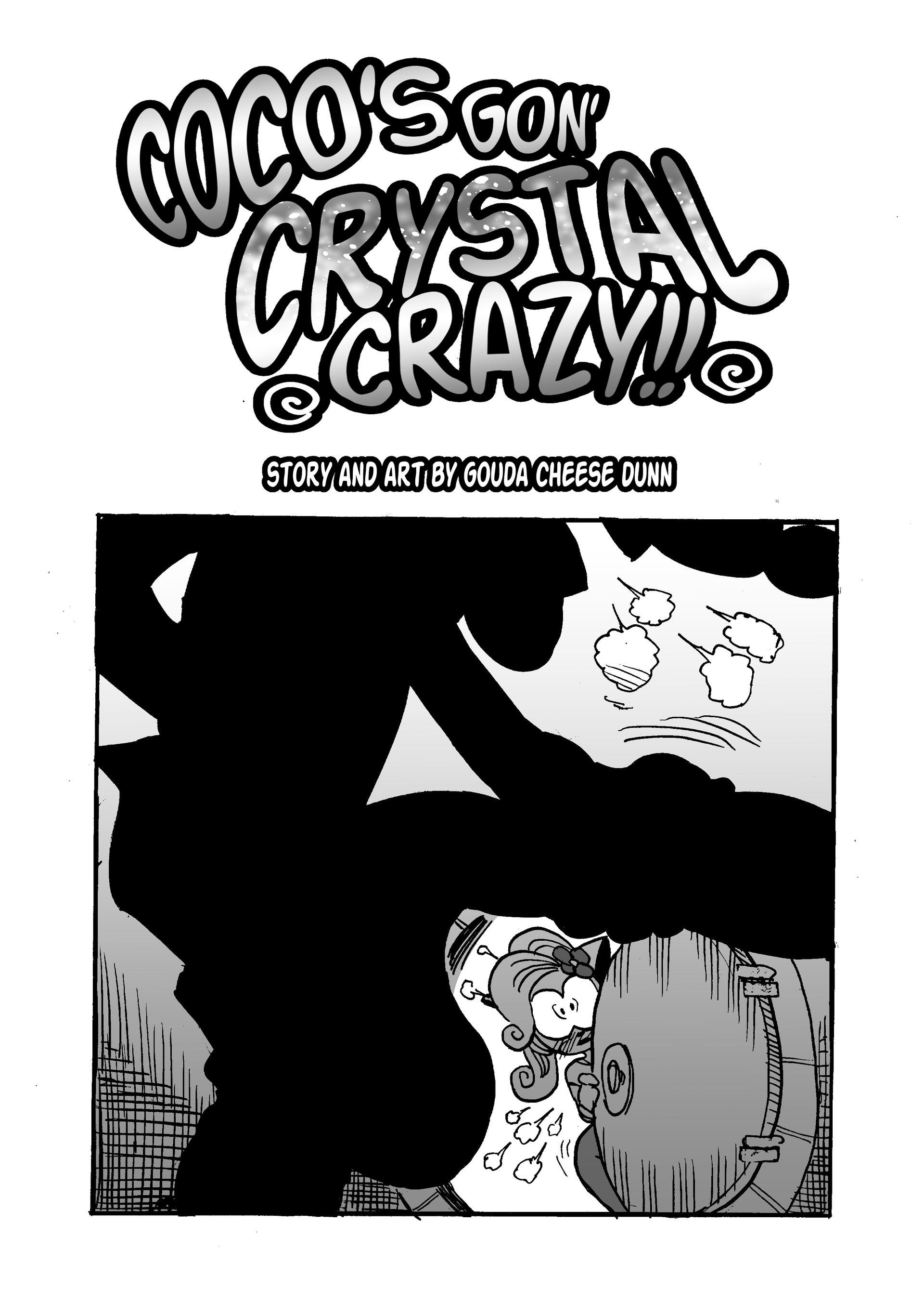 Coco's Gon' Crystal Crazy - adult comic cover