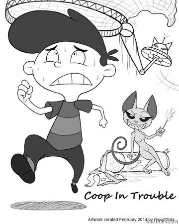 Coop In Trouble - Read free adult comic online