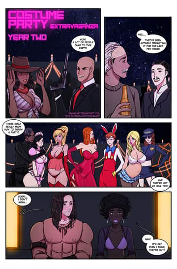 Costume Party Extravaganza Year Two - Read free adult comic online