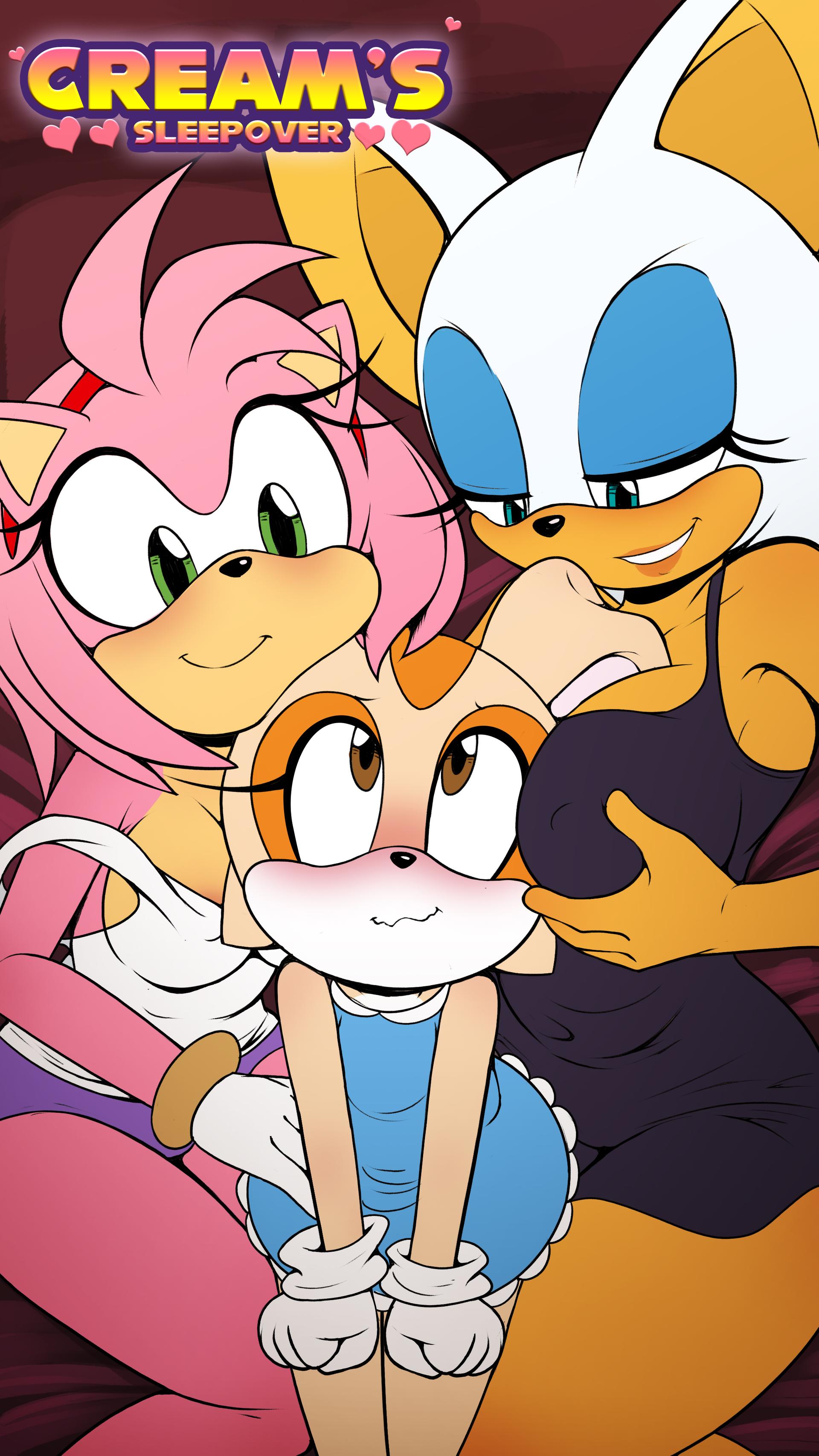 Cream's Sleepover - adult comic cover
