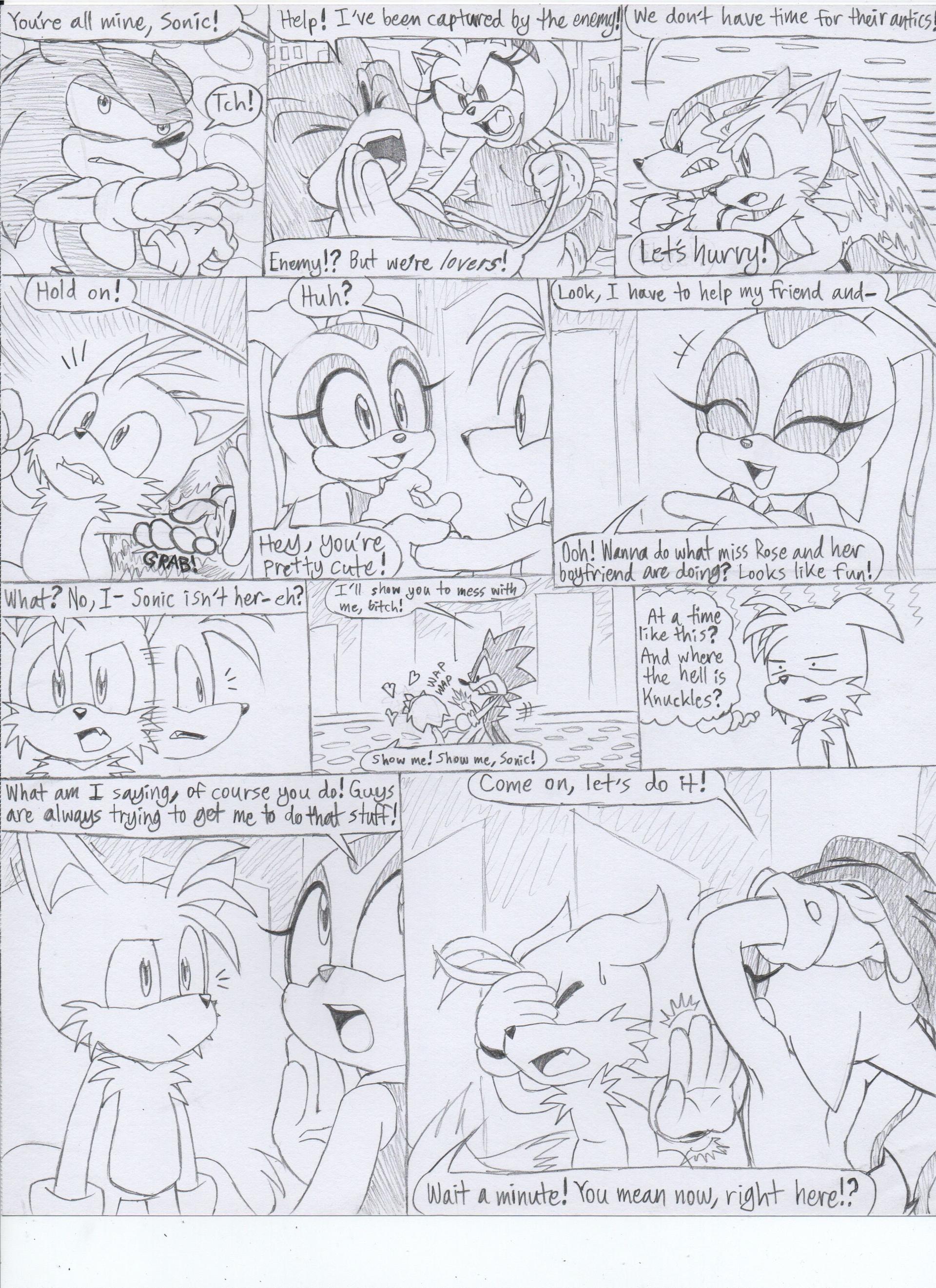 Cream x Tails - adult comic cover