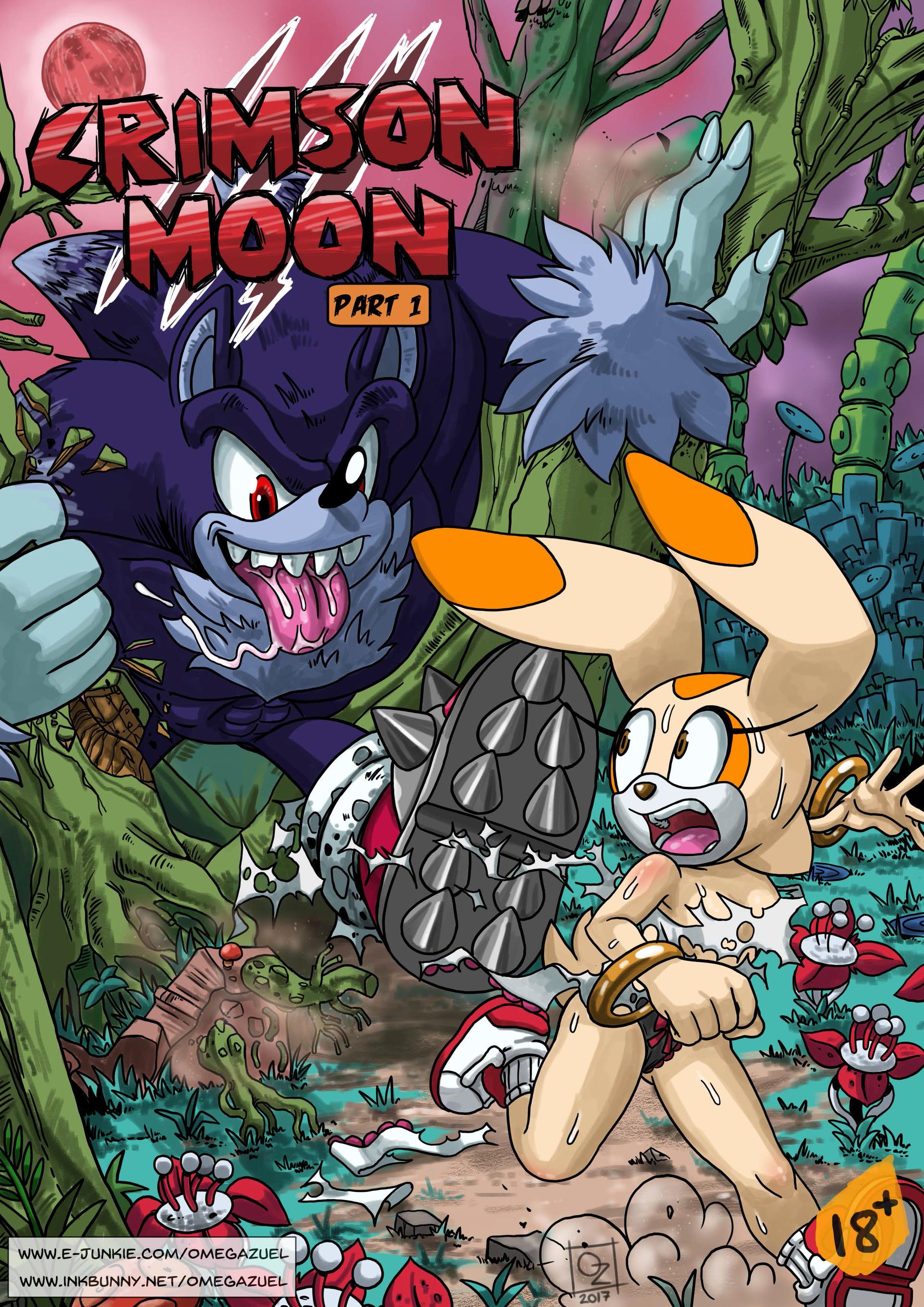 Crimson Moon - adult comic cover