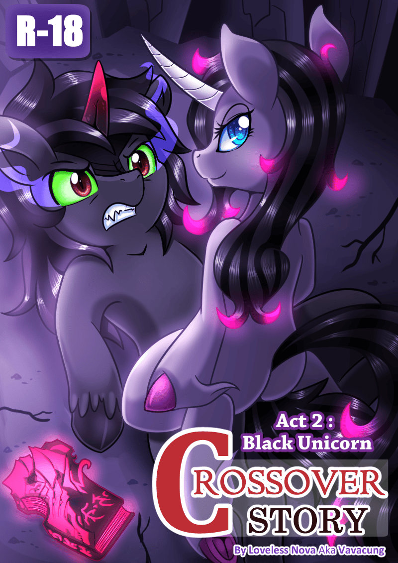 Crossover Story Act 2: Black Unicorn - adult comic cover