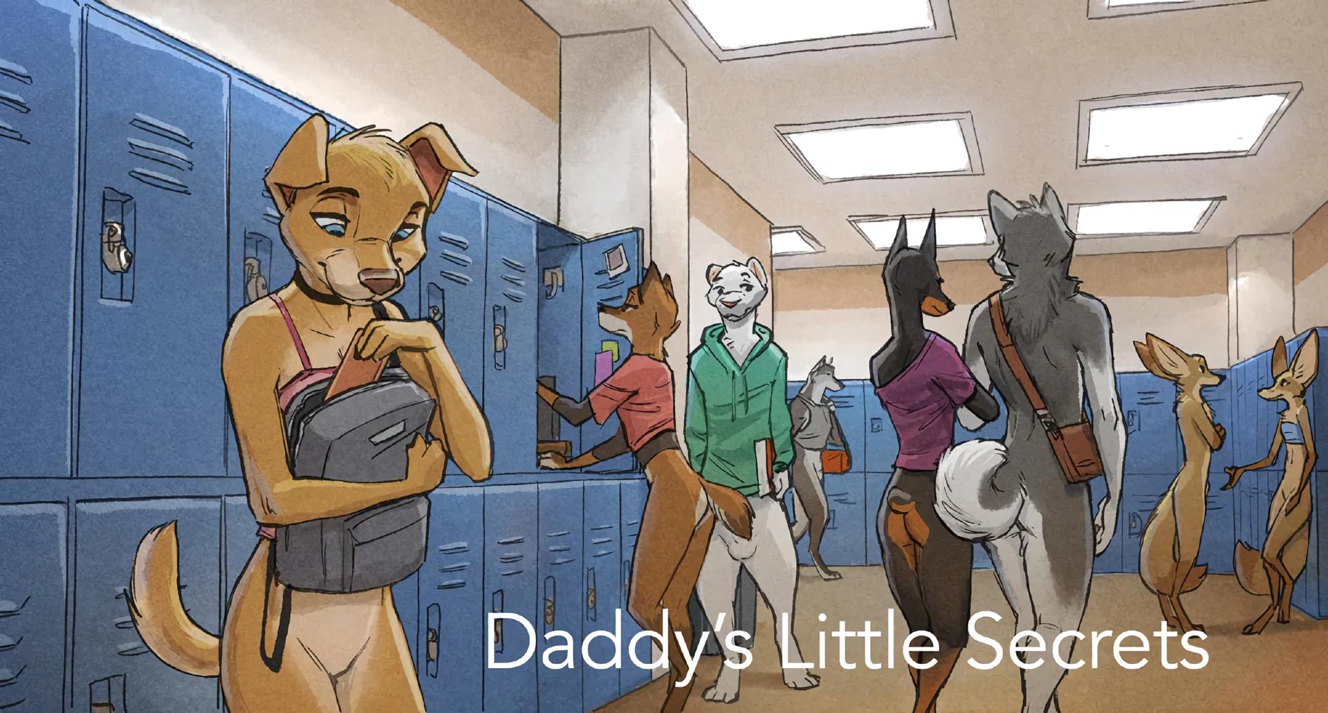 Daddy's Little Secrets - adult comic cover