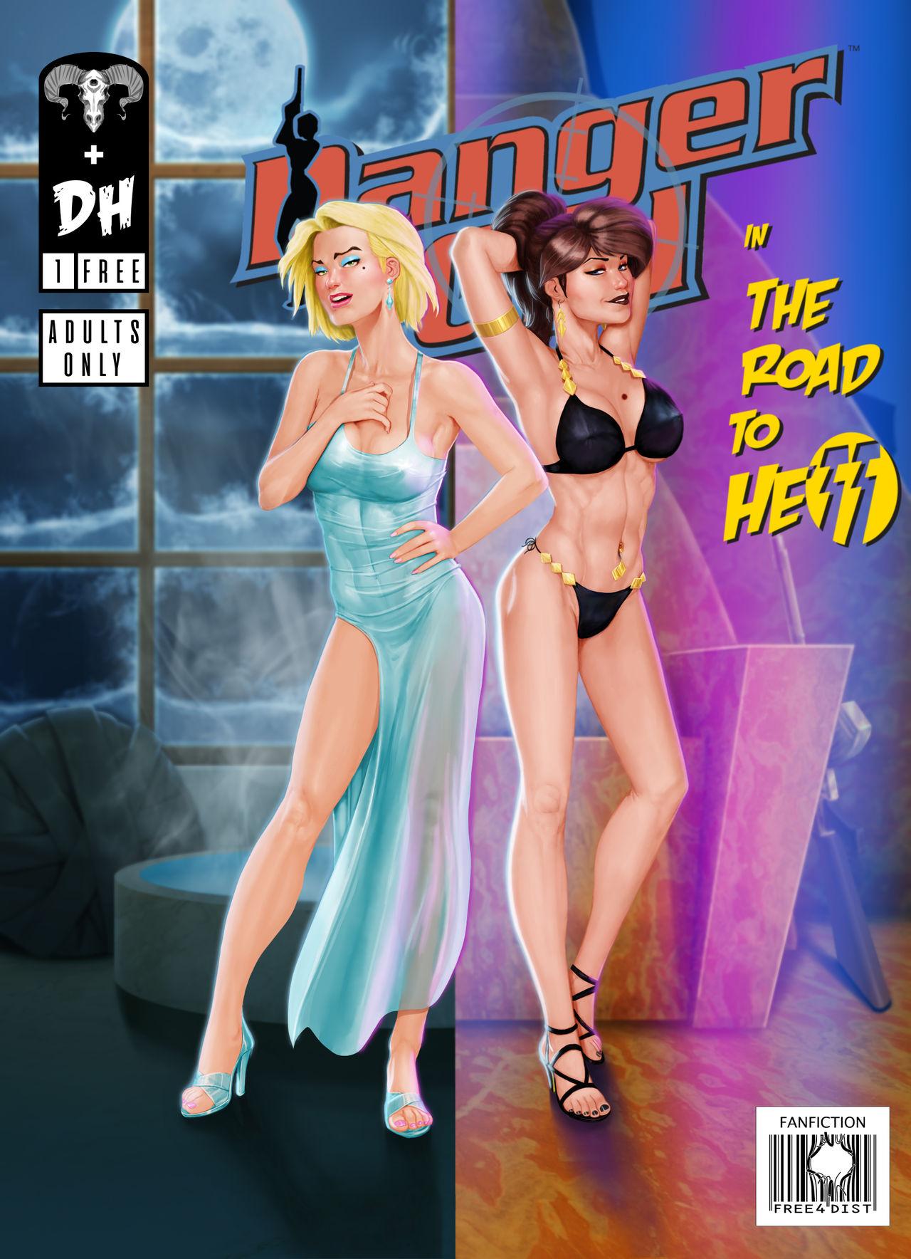 Danger Girl - Road to Hell - adult comic cover