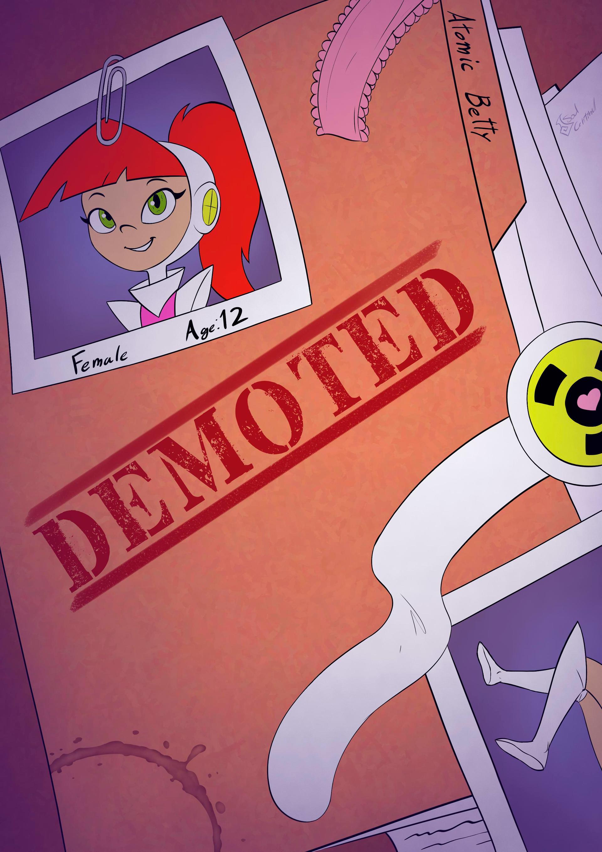 Demoted - adult comic cover