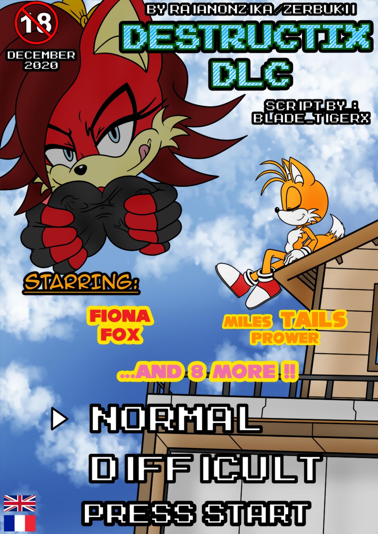 Destructix DLC - adult comic cover