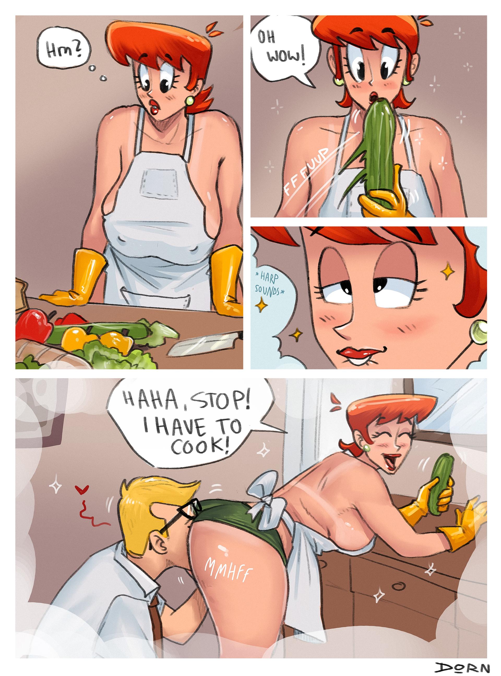 Dexter's Mum - adult comic cover