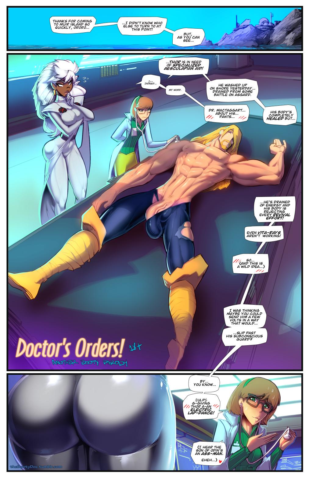 Doctor's Orders - adult comic cover