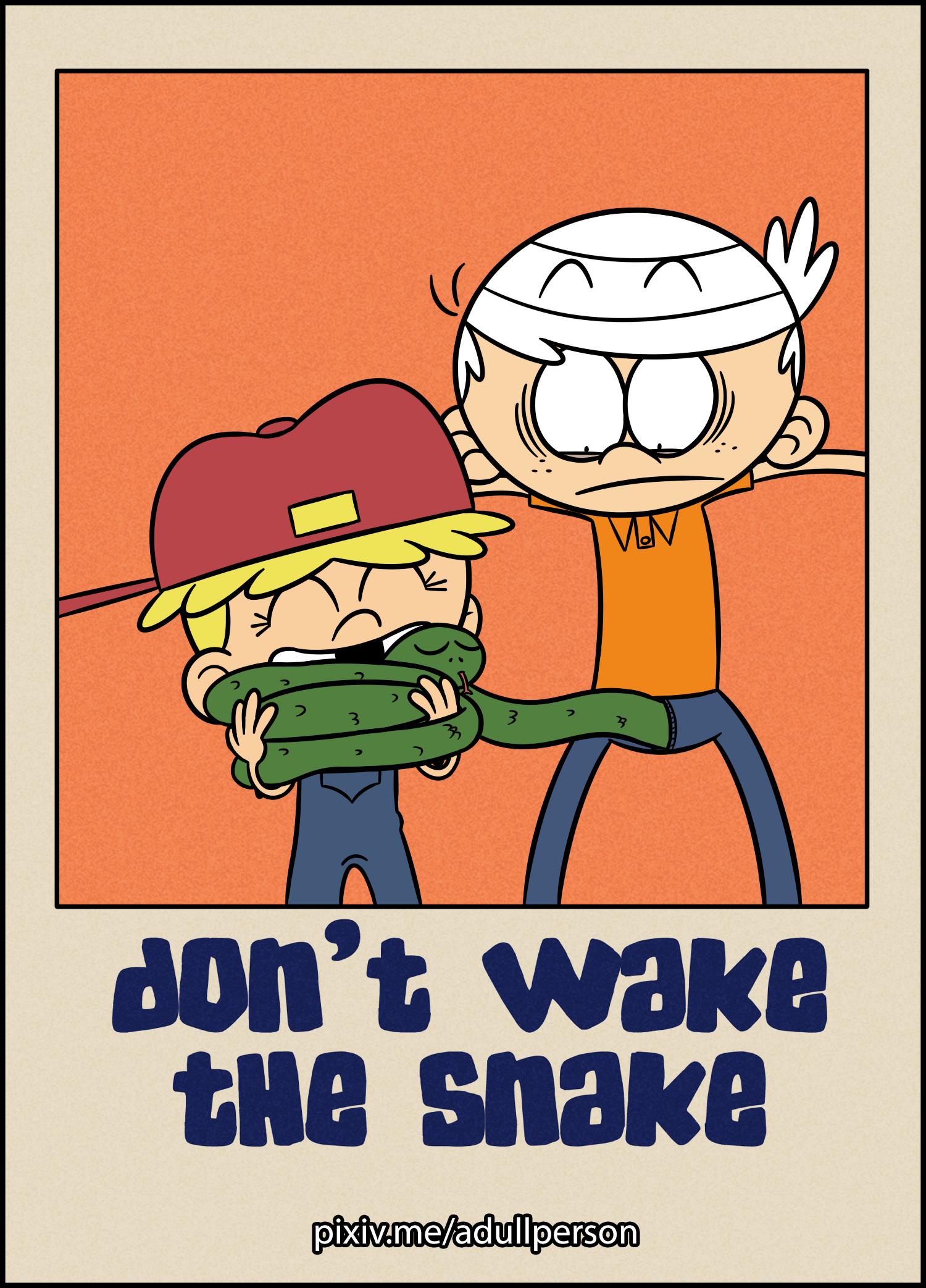 Don't Wake The Snake - adult comic cover