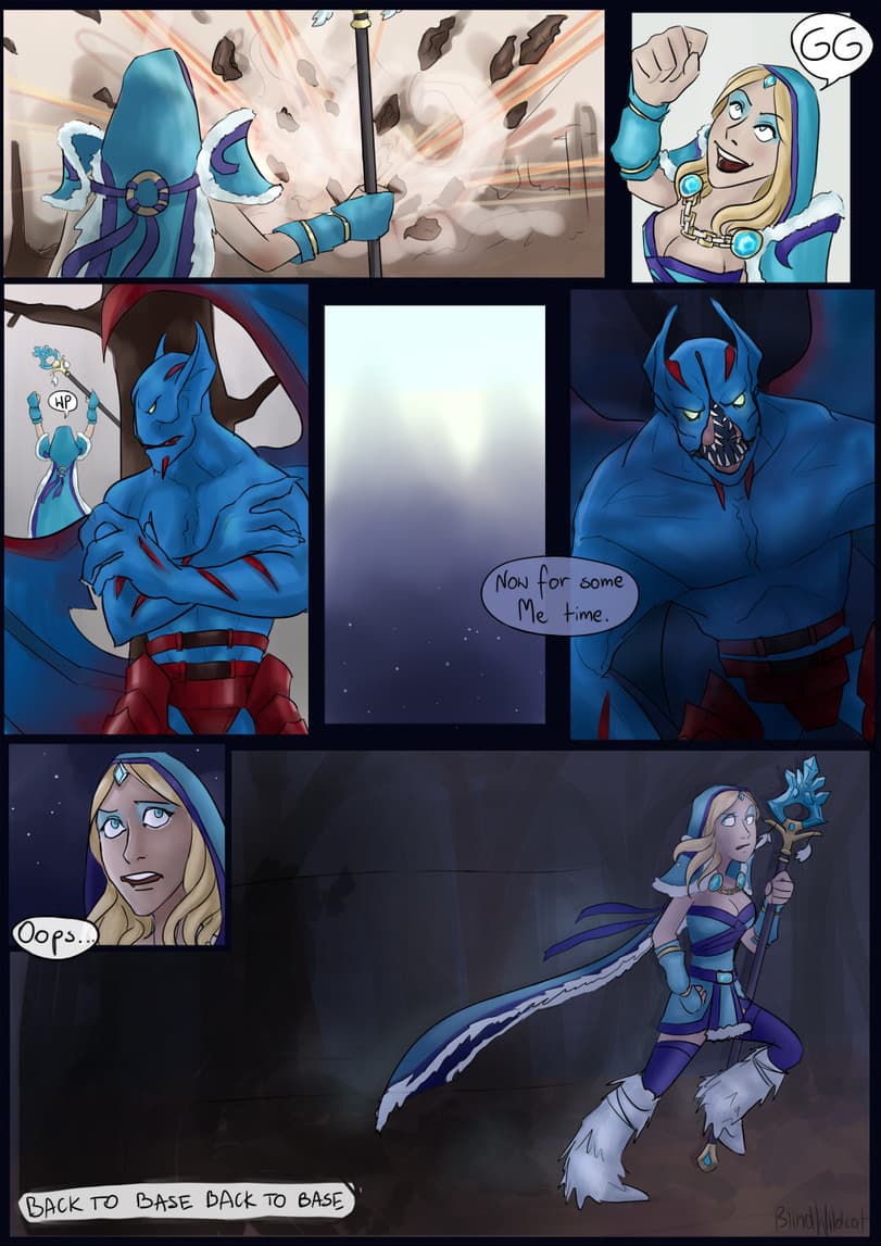 Dota - Blindwildcat - adult comic cover