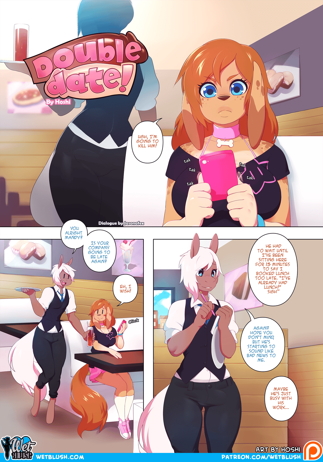 Double Date - adult comic cover