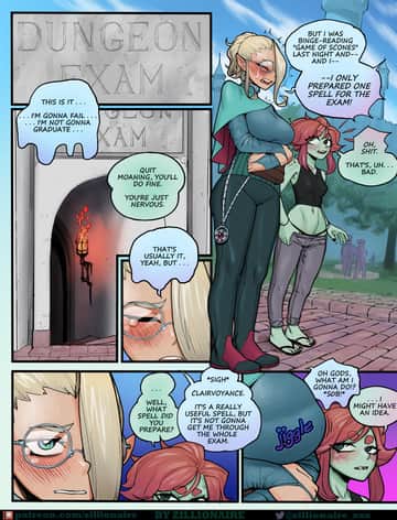 Dungeon Exam - Read free adult comic online