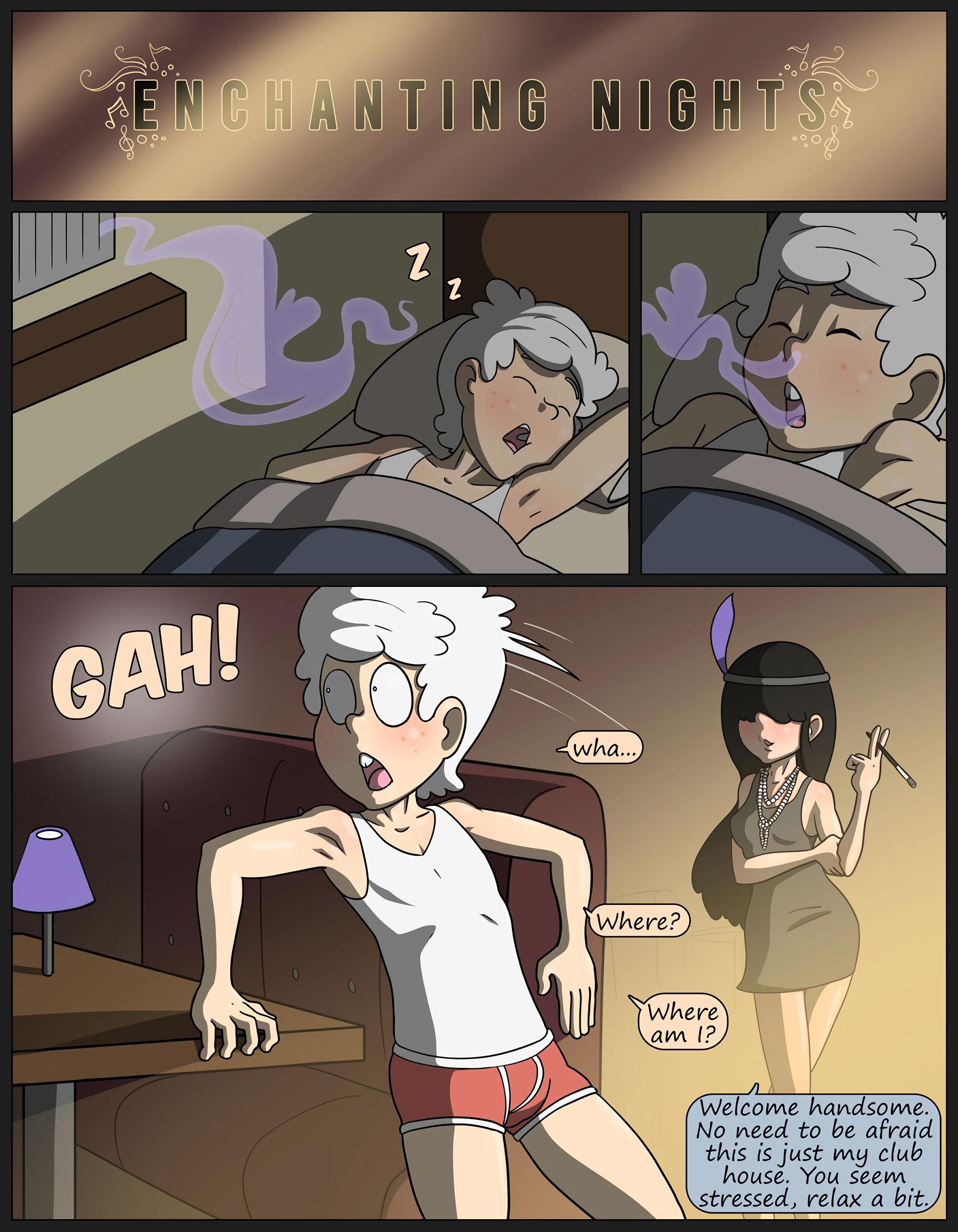 Enchanting Nights - adult comic cover