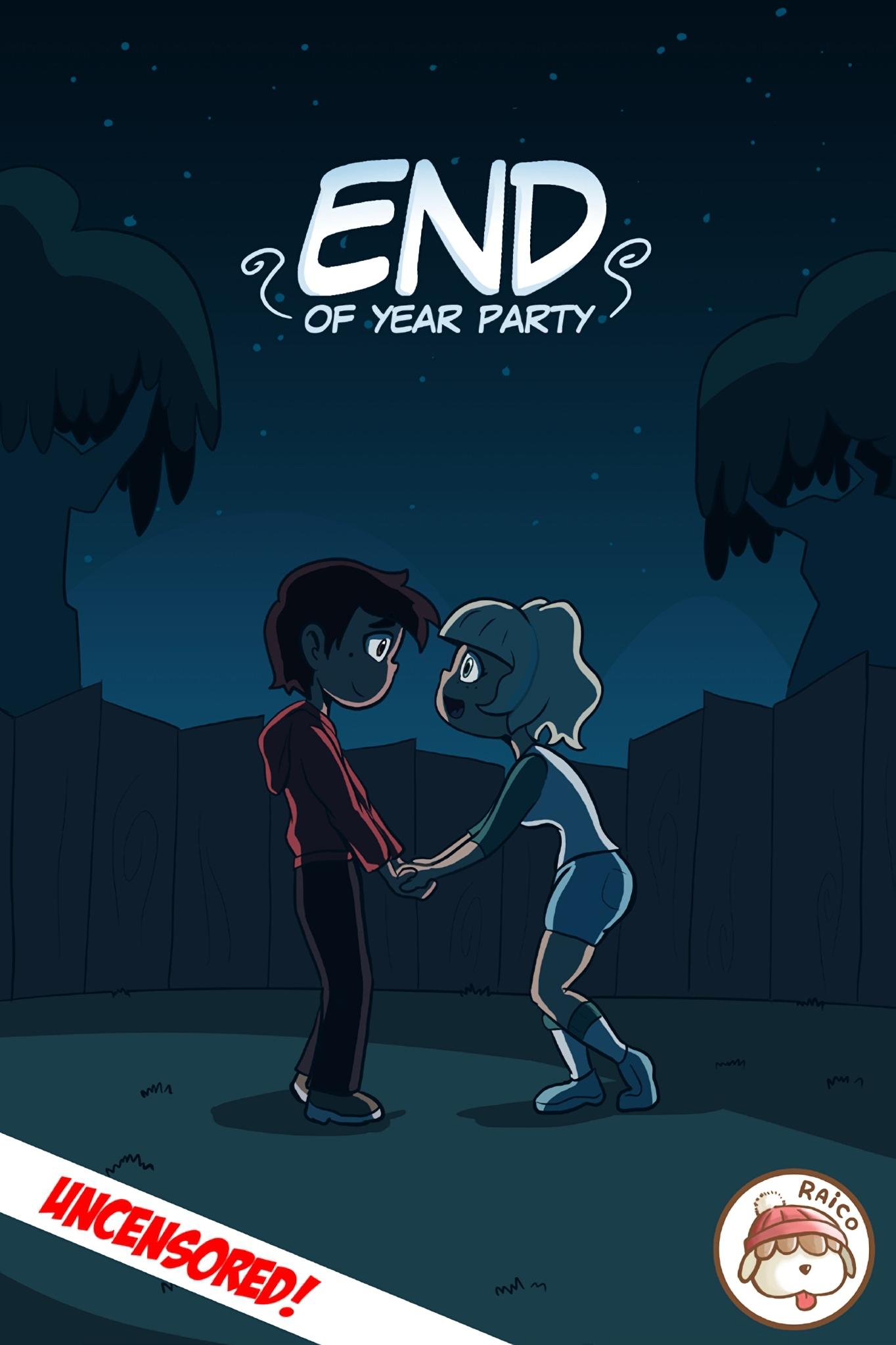 END OF YEAR PARTY - adult comic cover
