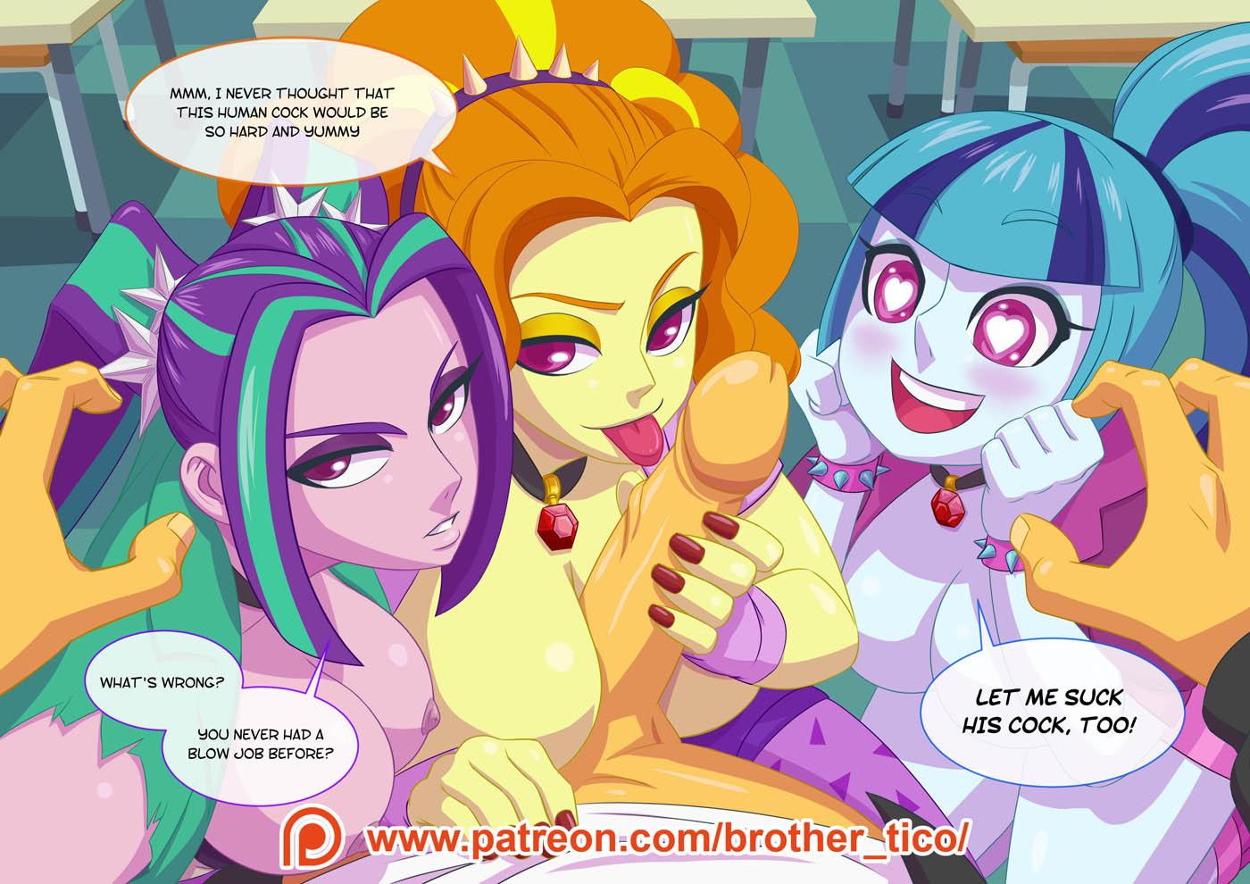 Equestria Girls Rainbow Rocks - adult comic cover
