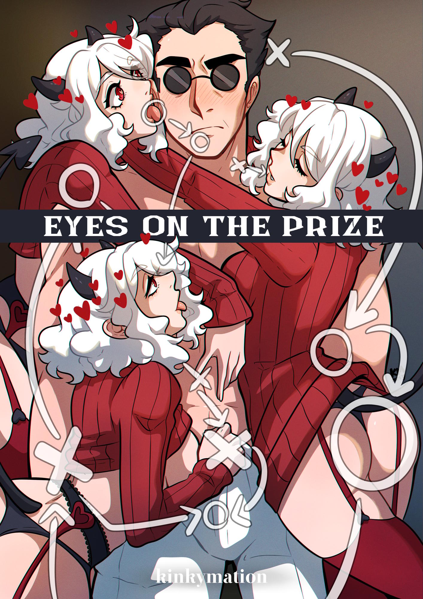 Eyes on the Prize - adult comic cover