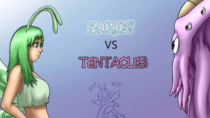 Fairies vs Tentacles Ch. 1-5 - adult comic cover