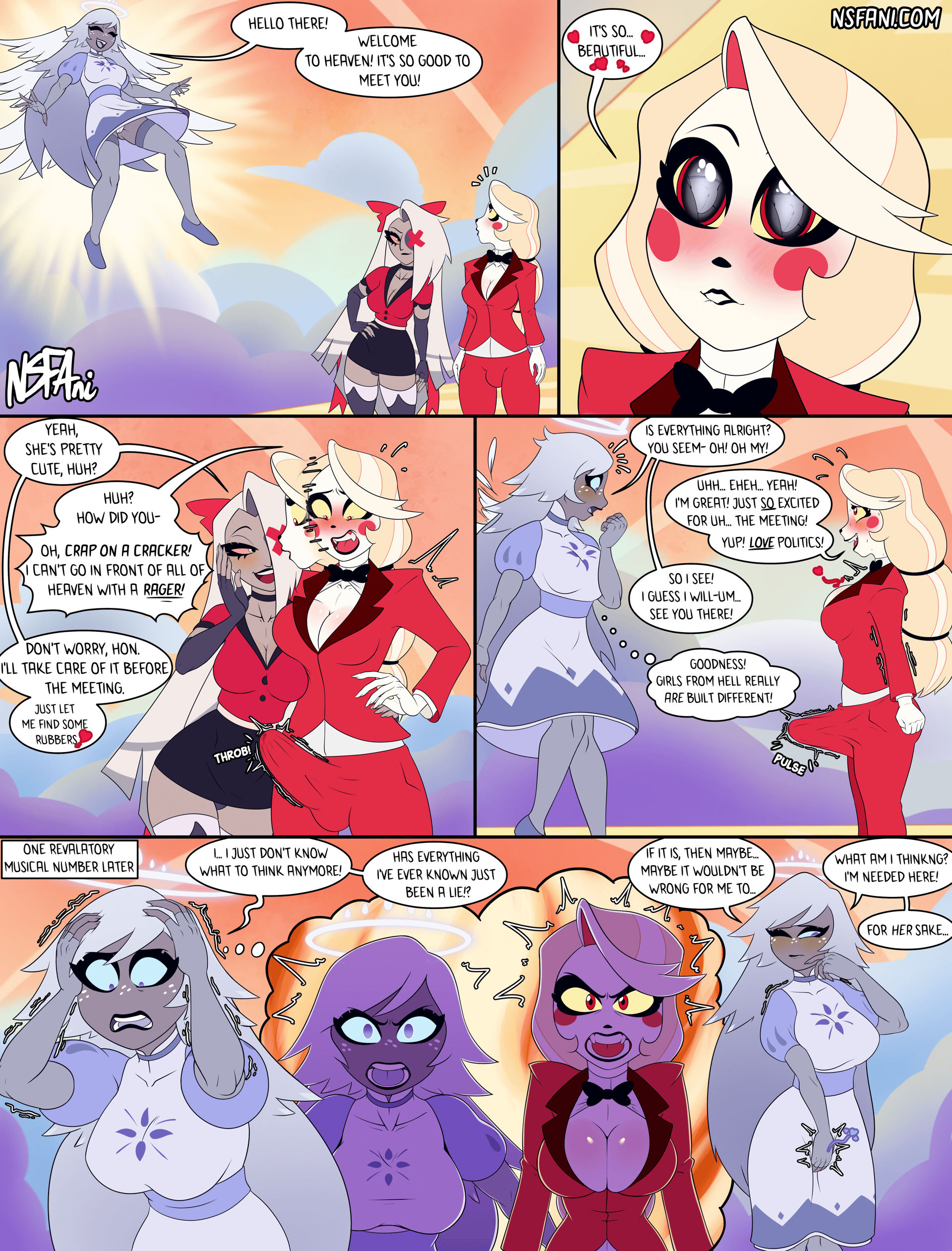 Falling for Angels - adult comic cover