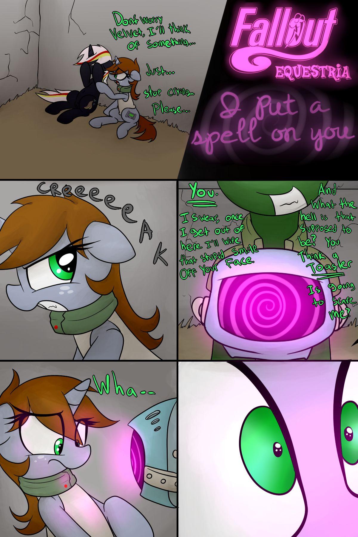 Fallout Equestria - I Put a Spell on You - adult comic cover