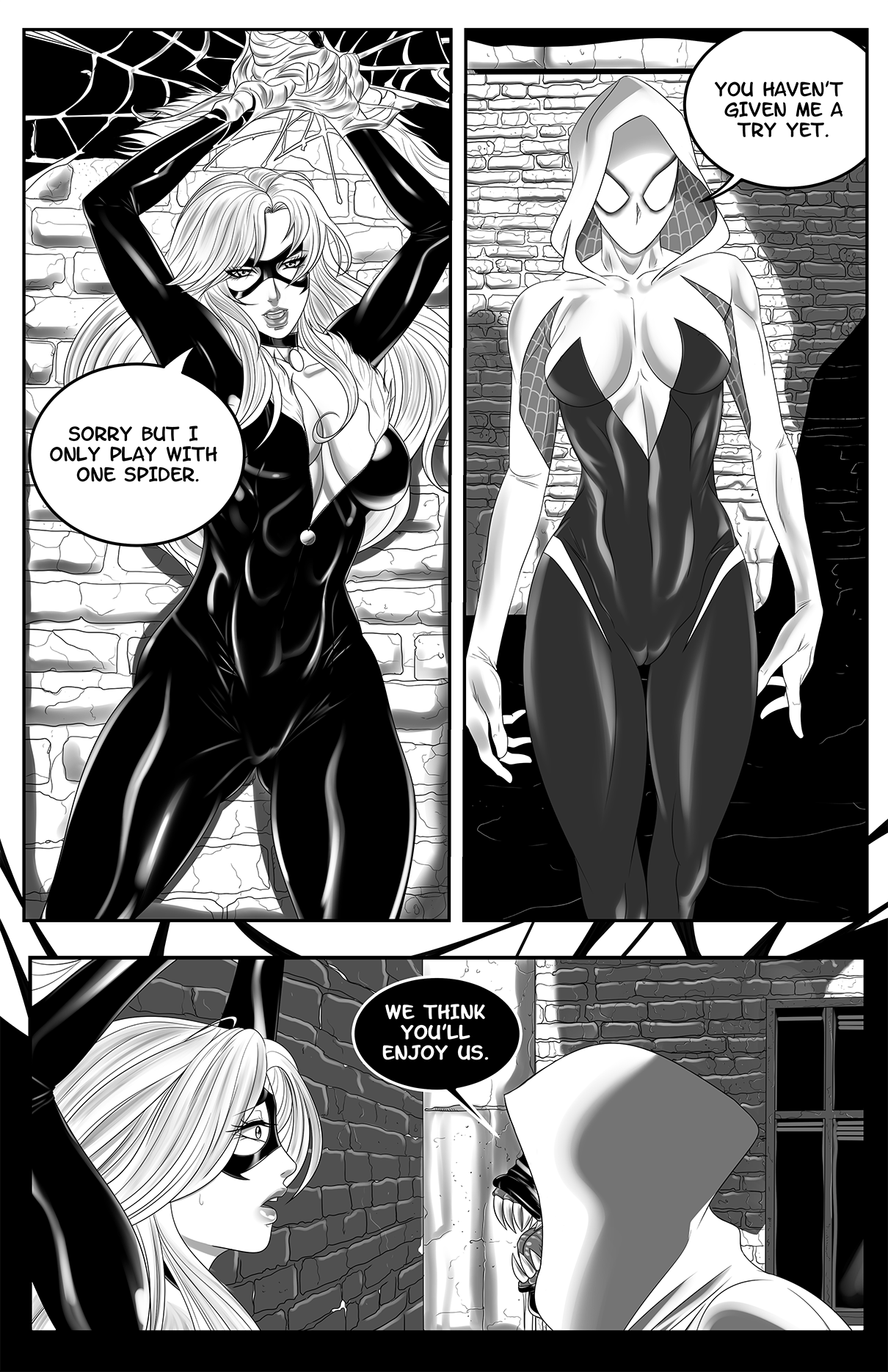 Felicia's Spider-Problem - adult comic cover