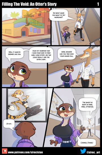 Filling The Void: An Otter's Story - Read free adult comic online