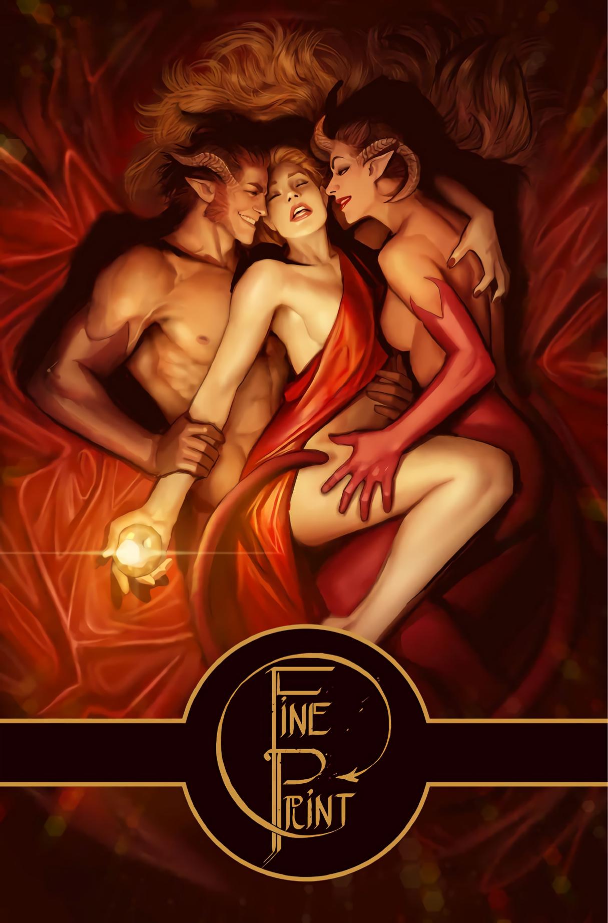 Fine Print - adult comic cover