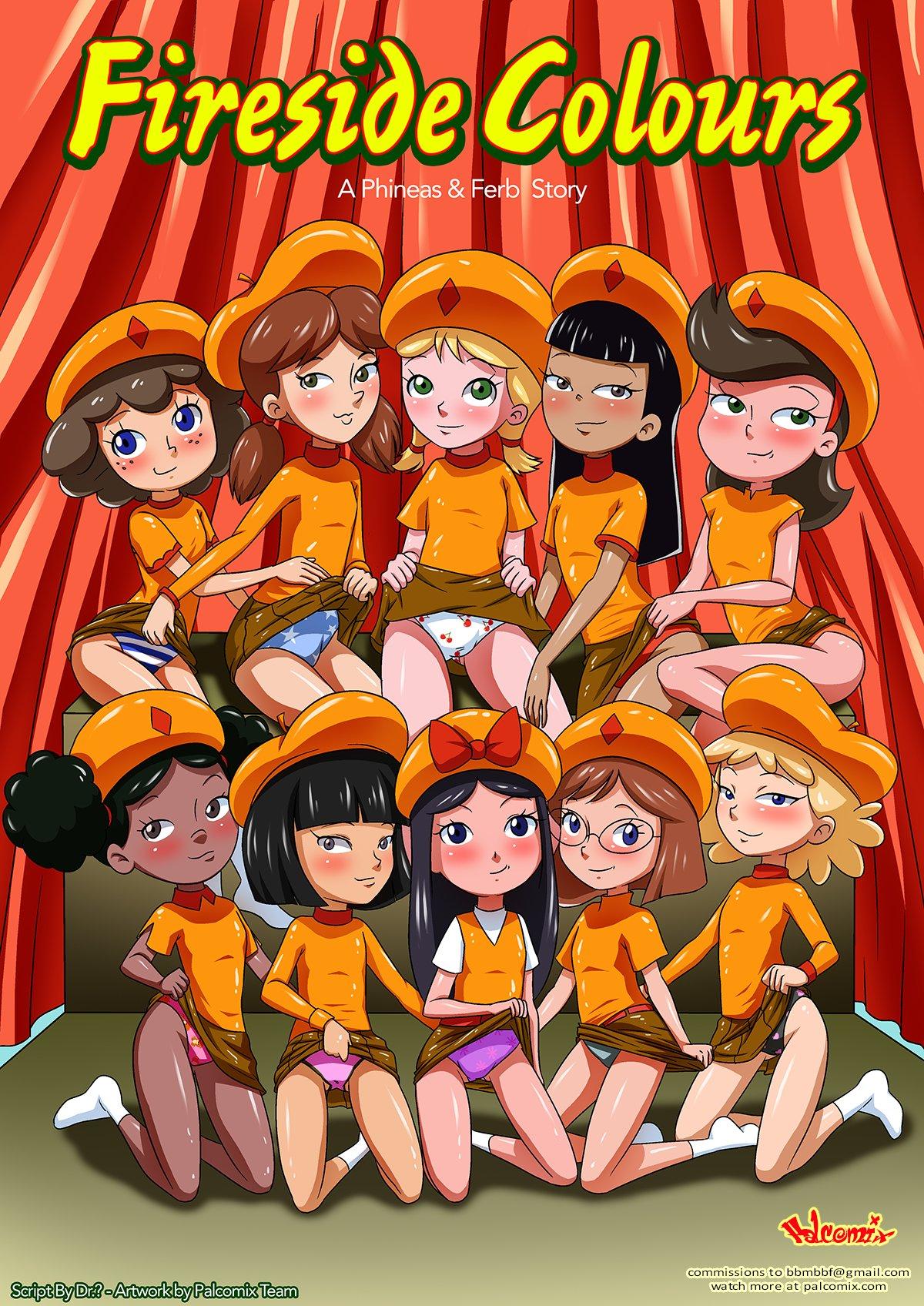 Fireside Colours - adult comic cover
