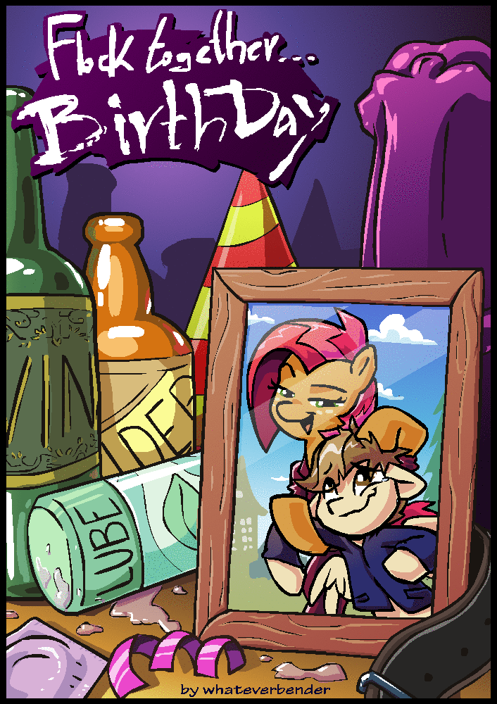 Flock Together...Birthday - adult comic cover