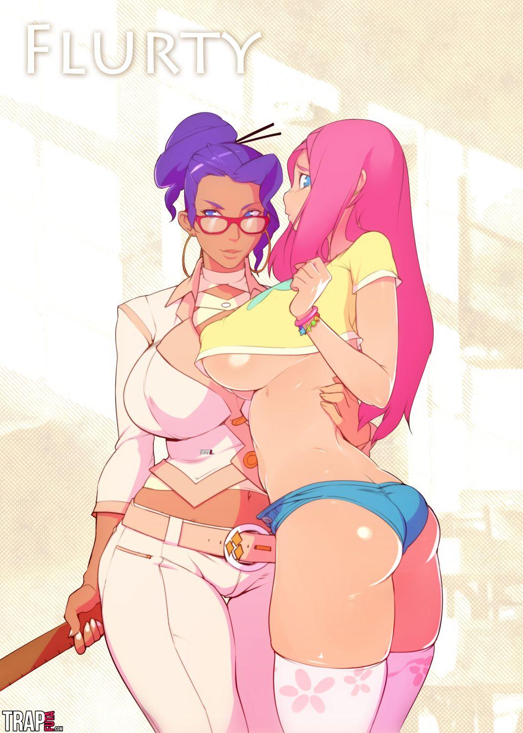 Flurty - adult comic cover