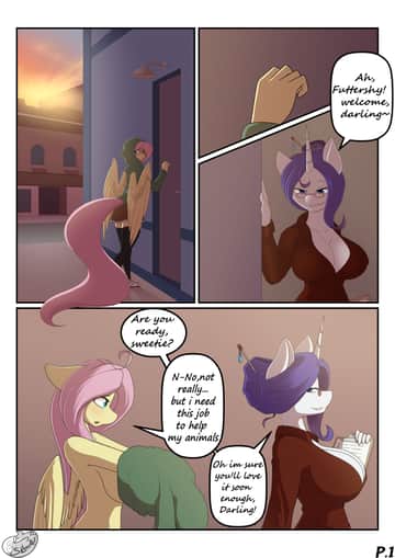 Fluttershy's Show - Read free adult comic online