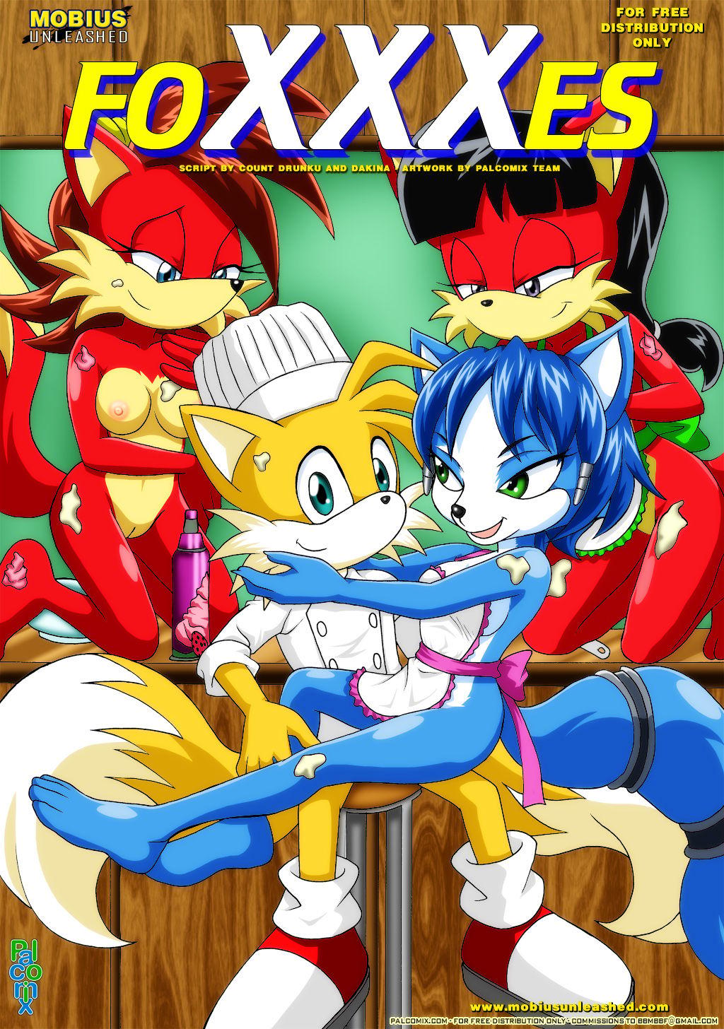 FoXXXes - adult comic cover
