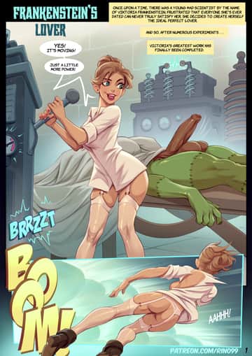 Frankenstein's lover - Read free adult comic online