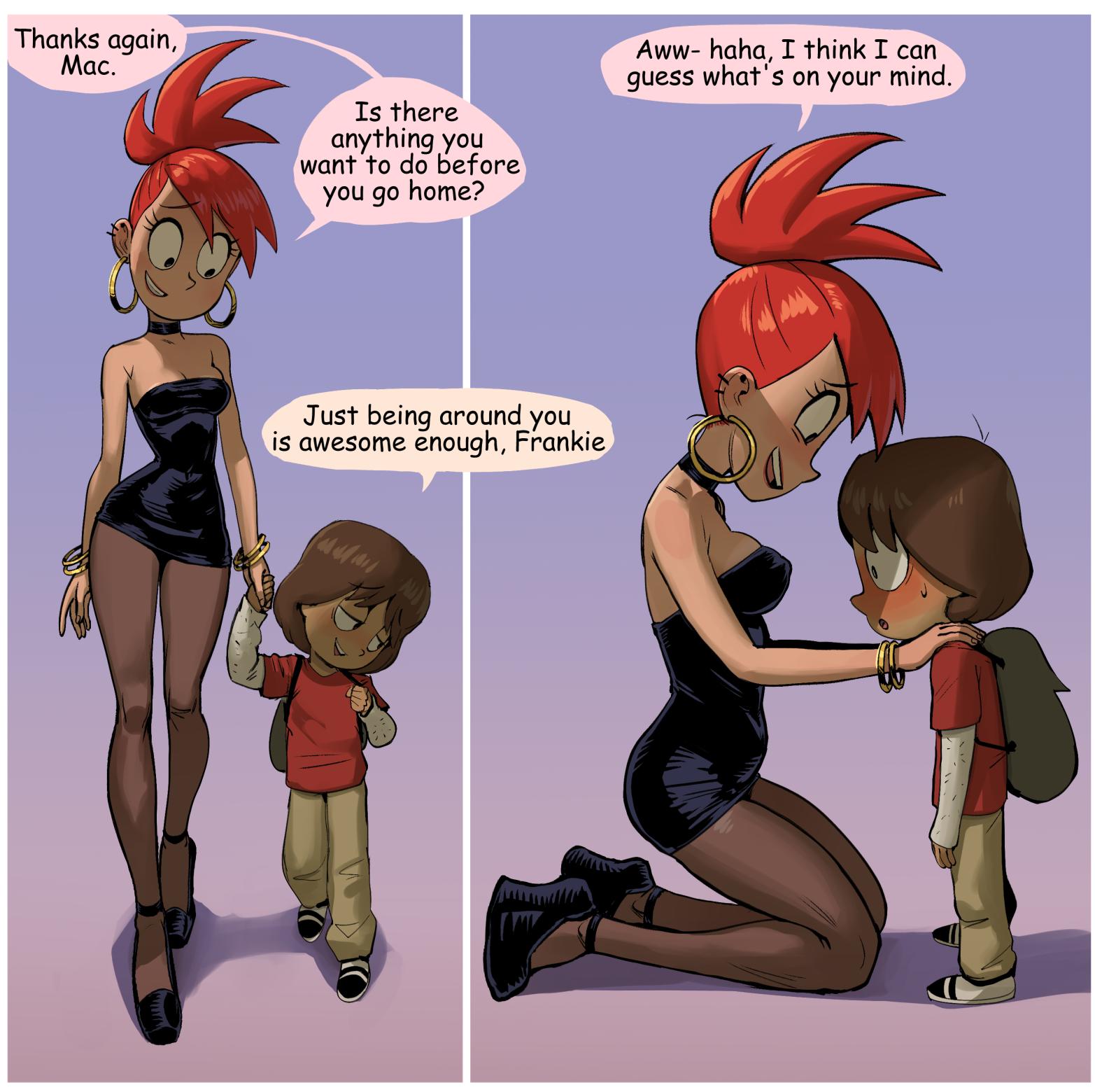 Frankie and Mac - adult comic cover