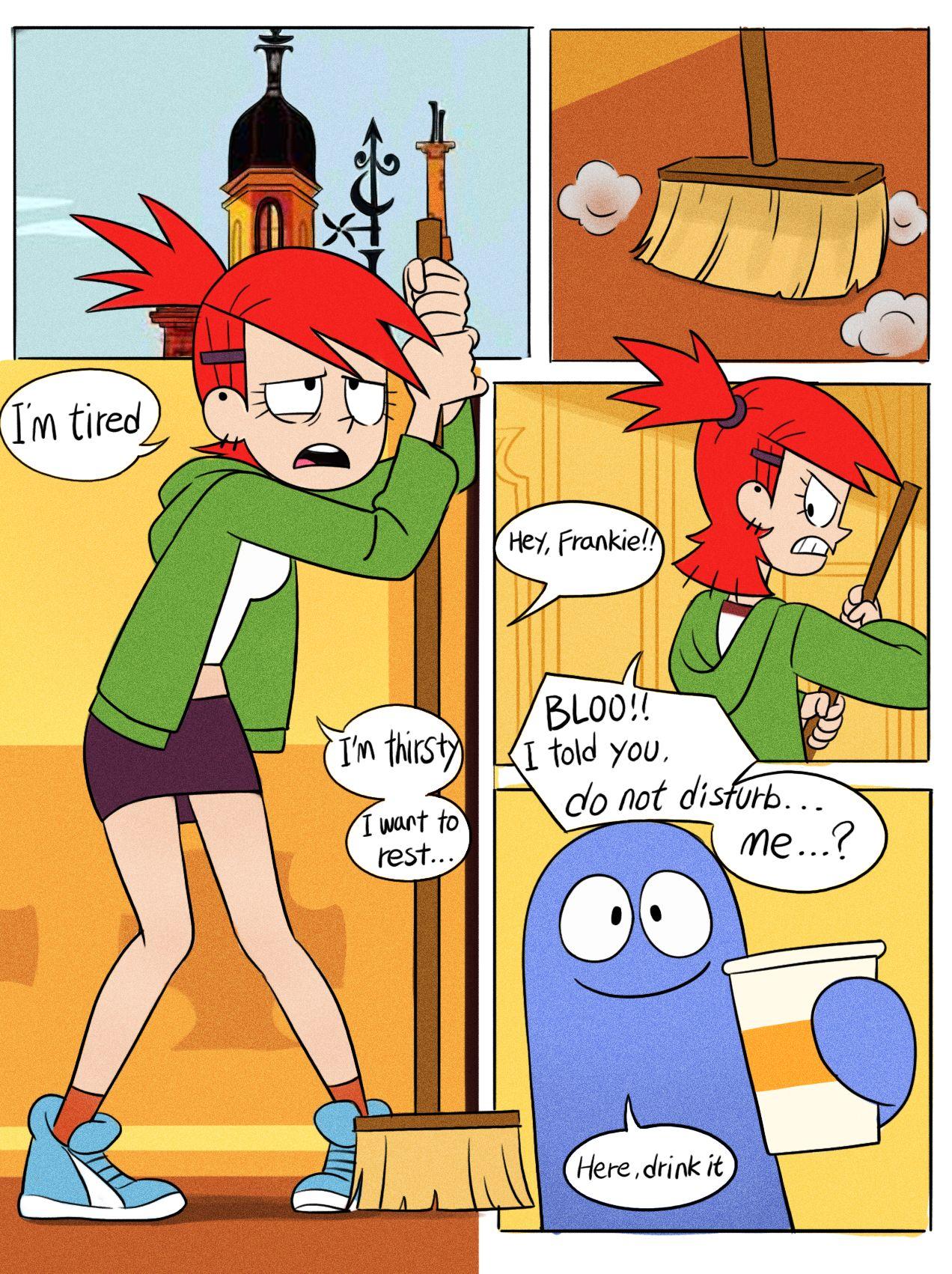 Frankie Foster - adult comic cover