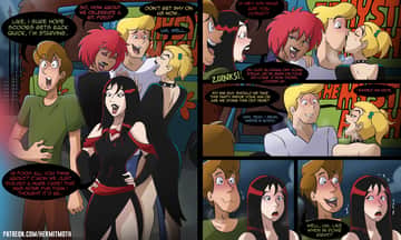 Fred and Shaggy party with the Hex Girls - Read free adult comic online