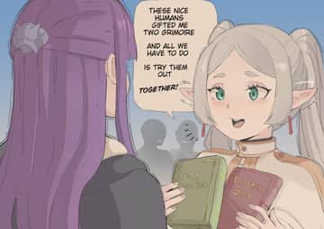 Frieren trying new spells.... - Read free adult comic online