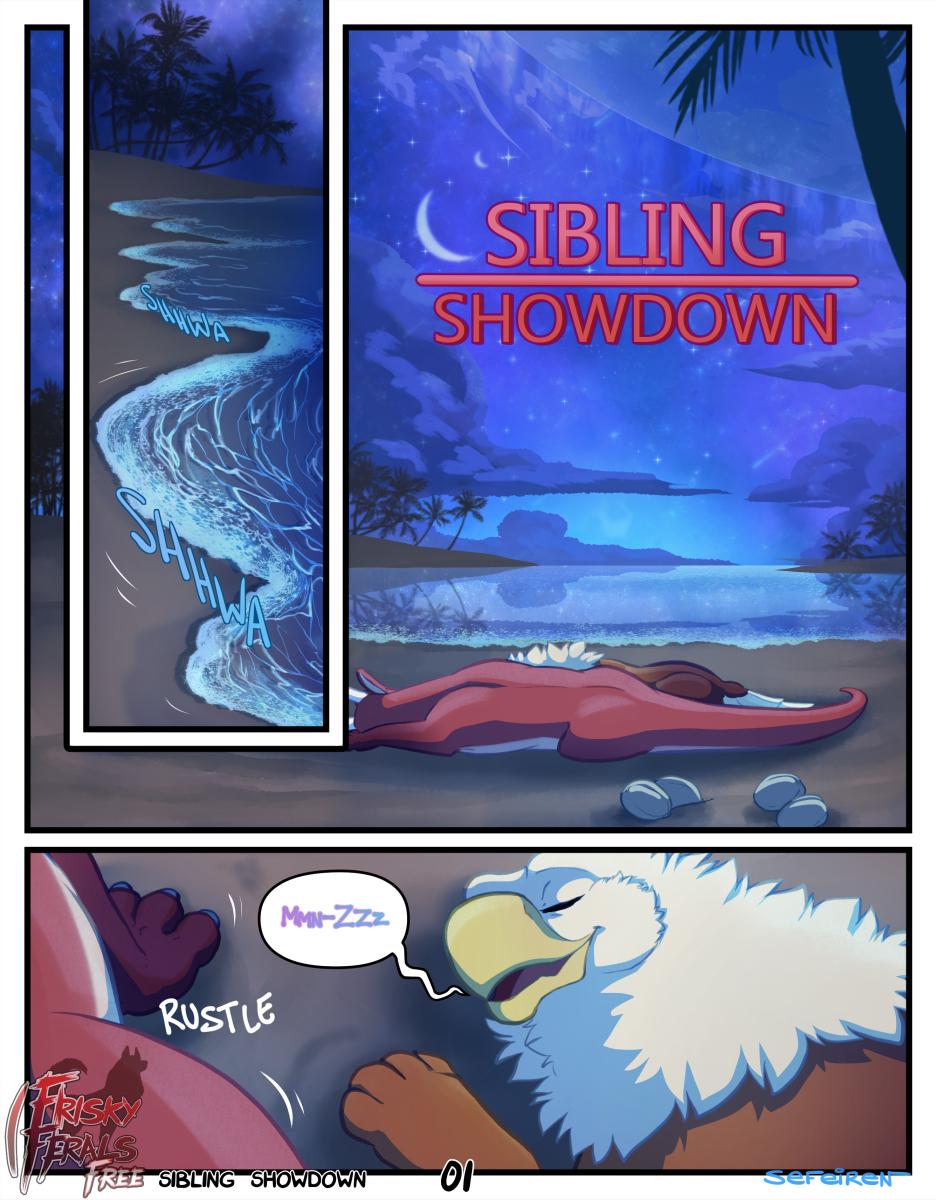 Frisky Ferals - Sibling Showdown - adult comic cover