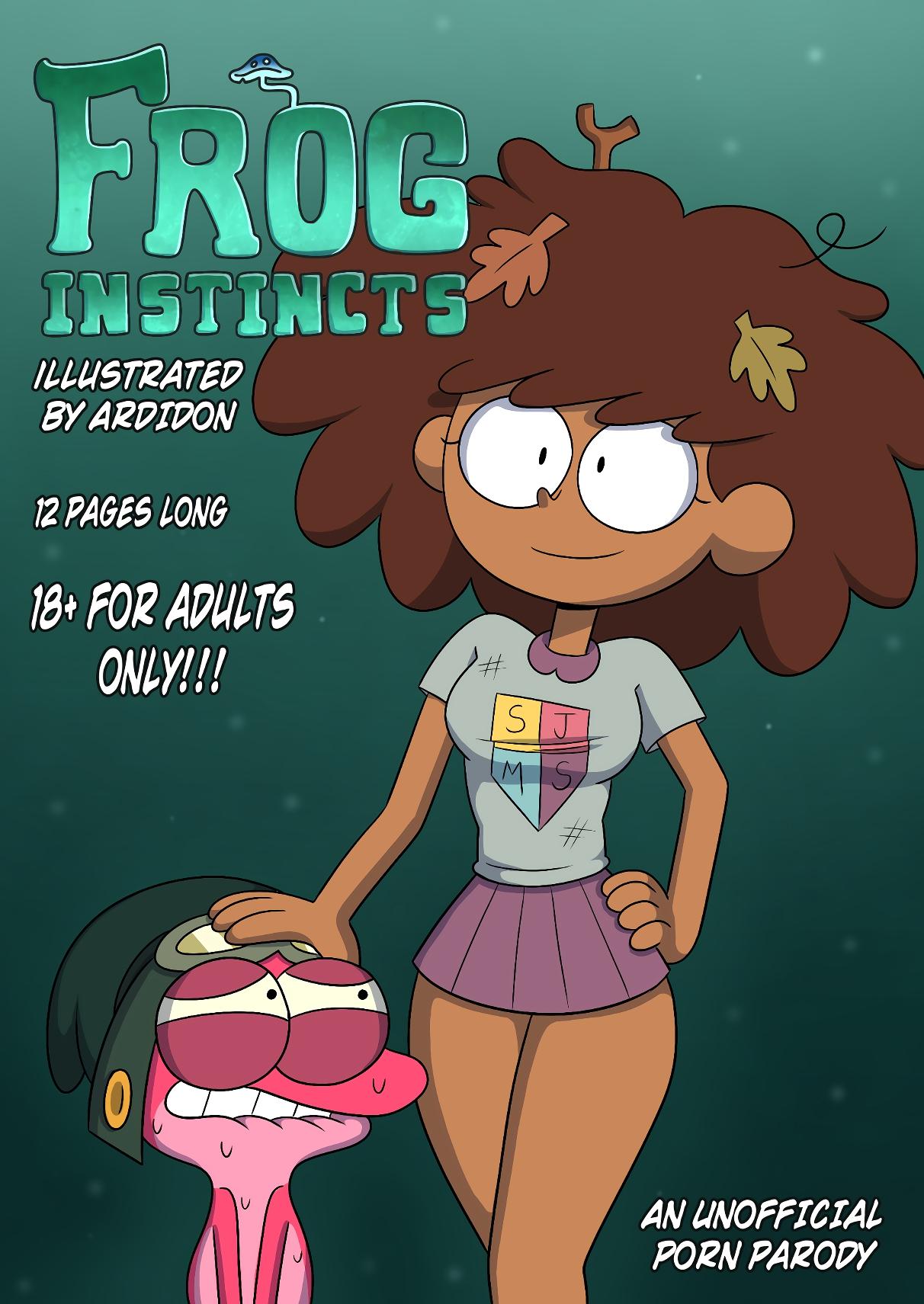 Frog Instincts - adult comic cover