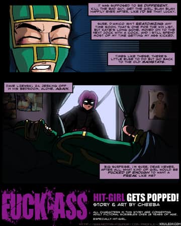 Fuck Ass - Hit Girl Gets Popped - Read free adult comic online