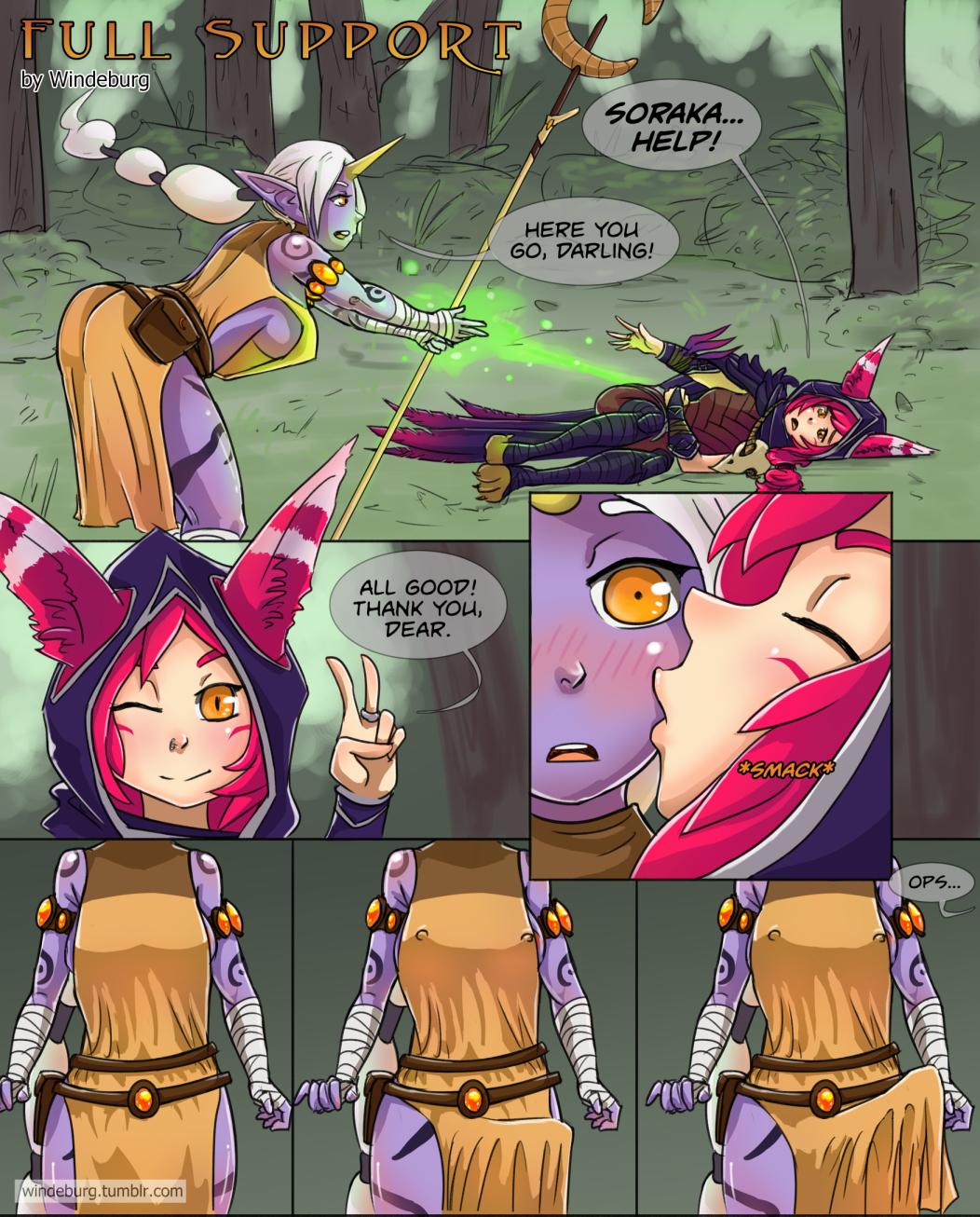 Full Support - adult comic cover