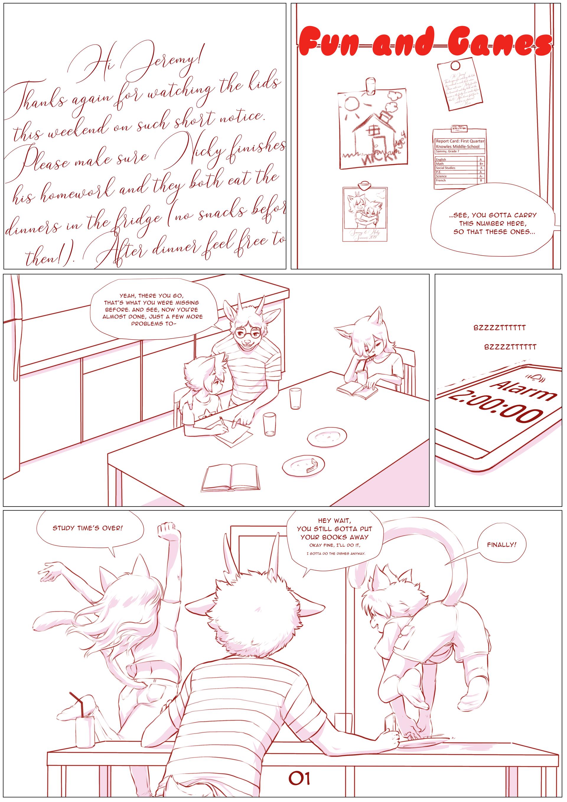 Fun and Games - adult comic cover