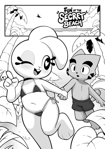 Fun at the "Secret" Beach - Read free adult comic online