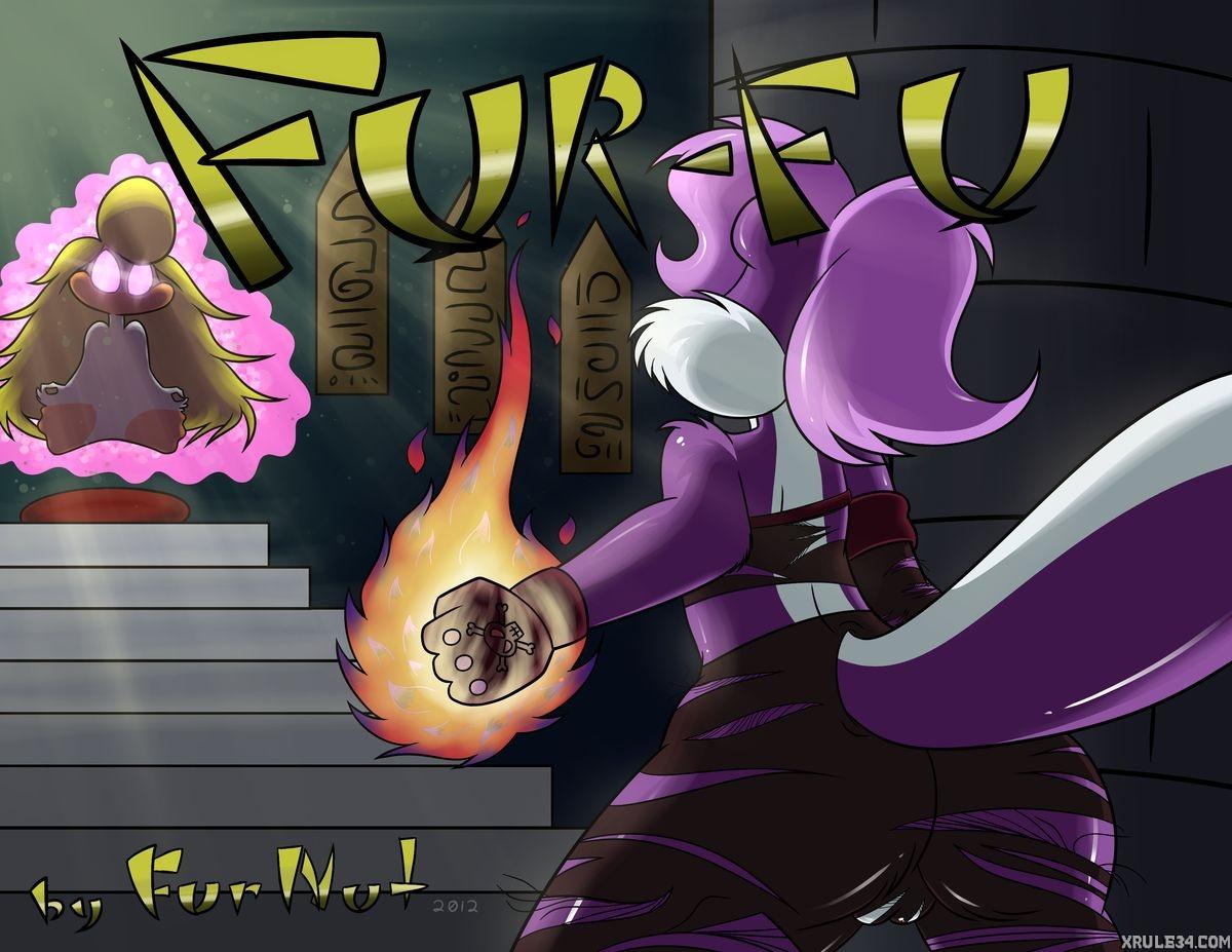 Fur Fu - adult comic cover