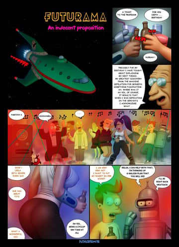 Futurama - An indecent proposition - Read free adult comic online
