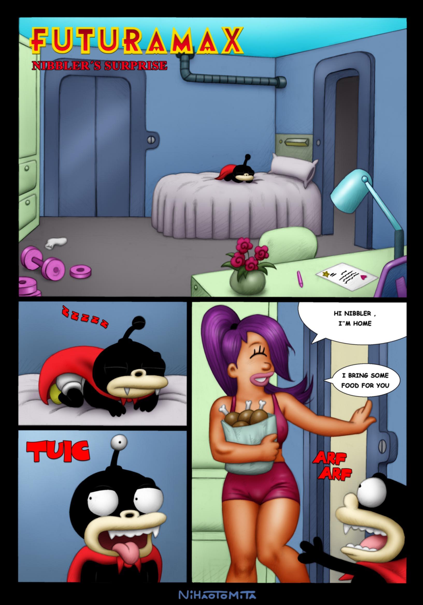Futurama - Nibbler´s Surprise - adult comic cover