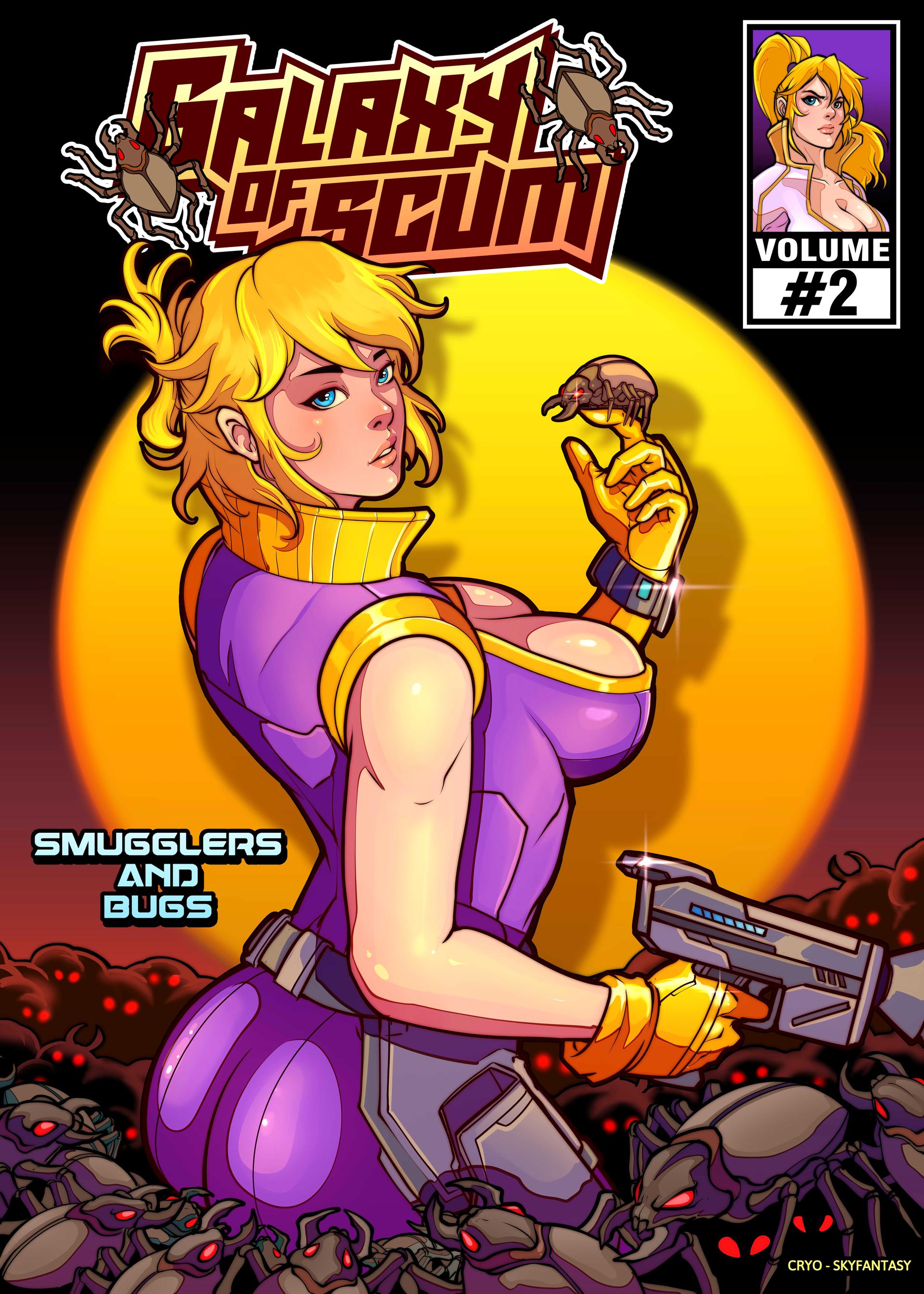 Galaxy of Scum Issue 2: Smuggler's and Bugs - adult comic cover