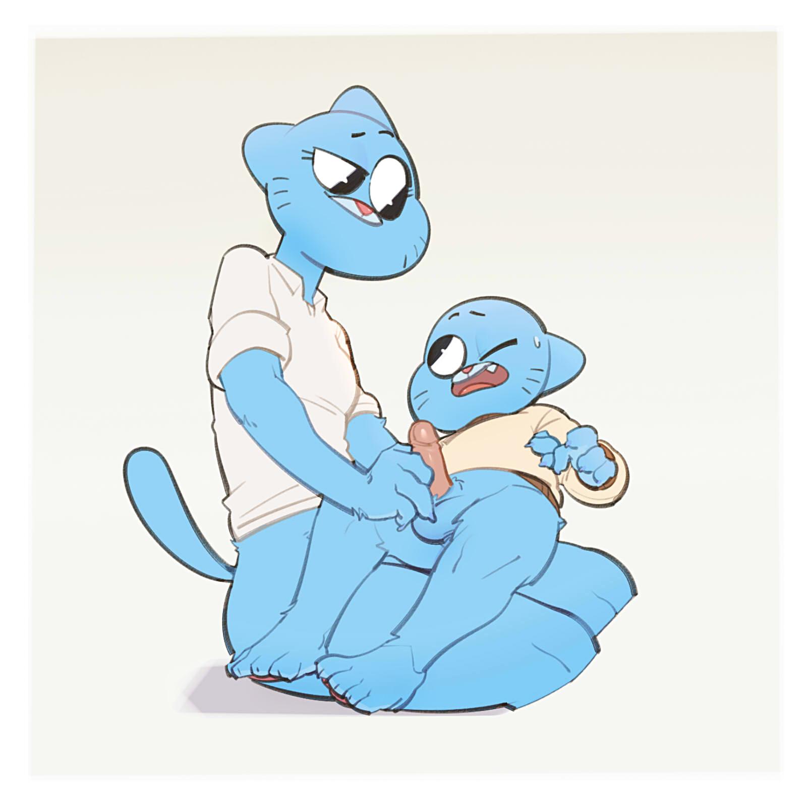 Gamball and Nicole - adult comic cover