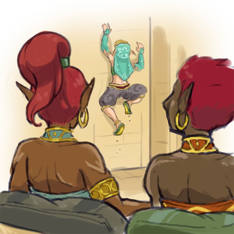 Gerudo Link - adult comic cover