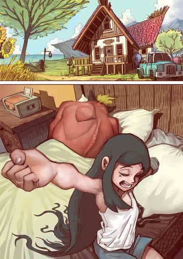 Girl and Lizard - Read free adult comic online